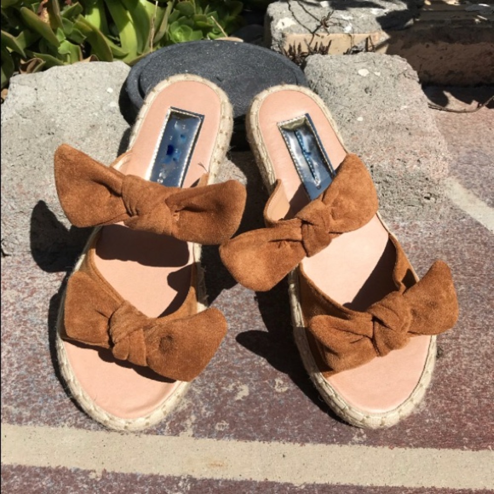 New double bow espadrilles size 6 last ones - Picture 2 of 8